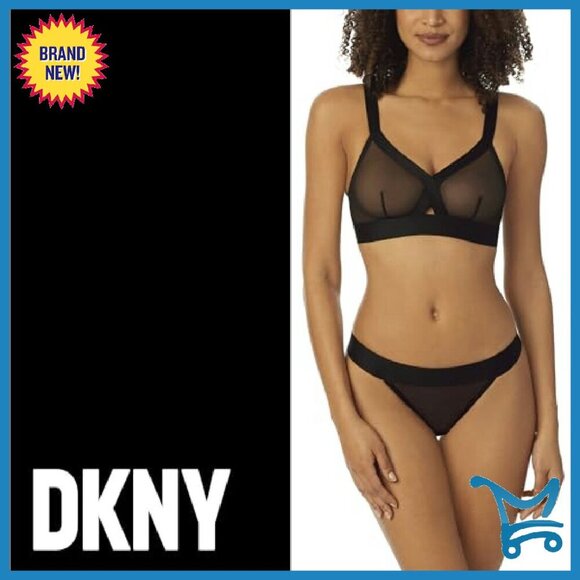 Wirefree Sheer Mesh Bralette with U-Back Support - Picture 5 of 5